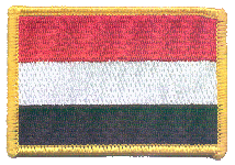 Standard Rectangle Flag Patch of Yemen - 2¼x3½" embroidered Standard Rectangle Flag Patch of Yemen.<BR>Combines with our other Standard Rectangle Flag Patches for discounts.